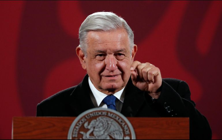 El Presidente López Obrador confía que en el Senado se apruebe su reforma a leyes secundarias en materia electoral. EFE / M. Guzmán