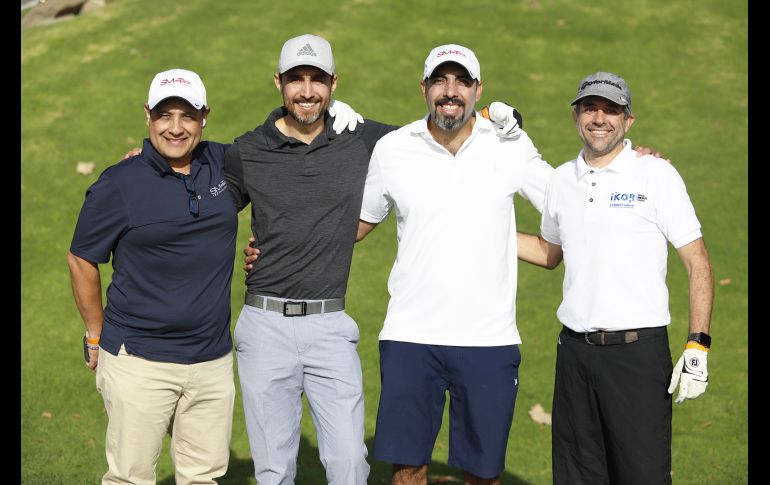 Jiovani Leal, Humberto Leaño, Eduardo Benavides y David Gil. GENTE BIEN JALISCO/Claudio Jimeno