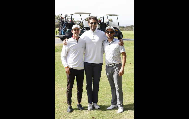 Ricardo Charur, Eduardo Ramírez y Santiago Kabande. GENTE BIEN JALISCO/Claudio Jimeno
