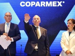 José Medina Mora asumiendo su cargo. FACEBOOK/Coparmex 