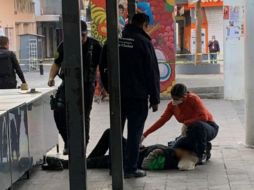 Afortunadamente, los paramédicos lograron reanimar al hombre. ESPECIAL