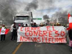 La presidente solicitó calma a quienes están saliendo a protestar. AFP/D. Ramos