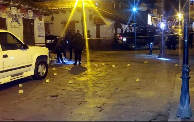 Mazamitla ha sido el epicentro de hechos violentos de alto impacto. El jueves por la noche ocurrió una balacera en el centro que dejó dos víctimas. ESPECIAL