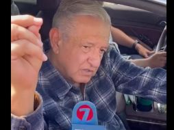 López Obrador destaca la coordinación que hay entre su gobierno y el gobierno estatal. TWITTER / @samuel_garcias
