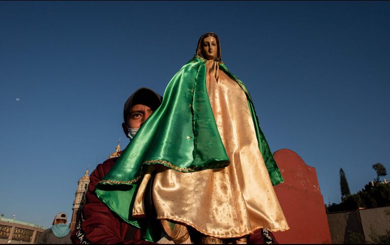 Este 12 de diciembre se celebra el Día de la Virgen de Guadalupe. AFP / N. Asfouri