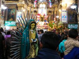La celebración a la Virgen de Guadalupe en el Santuario se llevó a cabo de manera presencial. EL INFORMADOR / A. Navarro