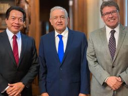 Mario Delgado sostuvo que está de acuerdo con que los aspirantes tengan debates. NTX/ARCHIVO