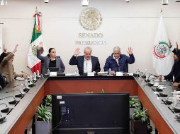 La sesión de este lunes tuvo una duración aproximada de dos horas. TWITTER/@senadomexicano