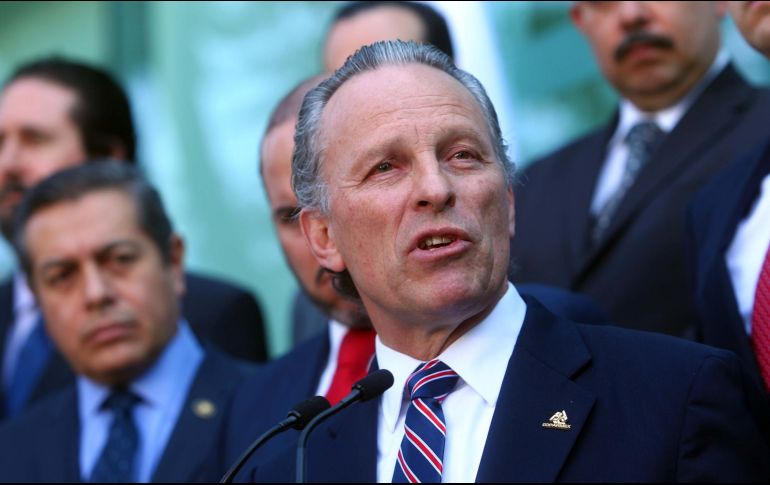 José Medina Mora, presidente nacional de Coparmex. El organismo patronal pidió a los legisladores rechazar la propuesta de reforma enviada por López Obrador. EL INFORMADOR/Archivo