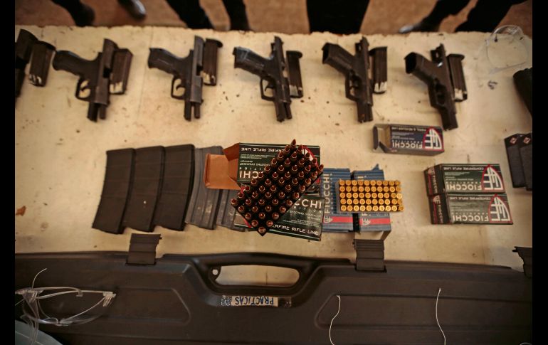 Al momento de su detención traían armas de uso exclusivo del Ejército. EL INFORMADOR/ARCHIVO