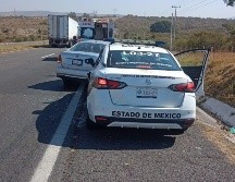 Los asaltantes al observar la presencia de los elementos de la Guardia Nacional huyeron con rumbo desconocido. ESPECIAL
