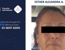 Esther Alejandra “A” deberá responder por el delito de robo de infante. ESPECIAL/Fiscalía de Jalisco