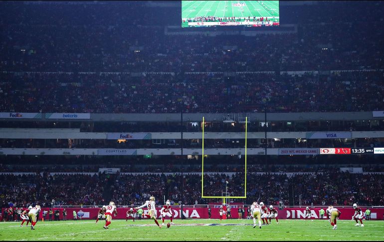 El último partido de NFL que se presentó en el Estadio Azteca fue apenas este 21 de noviembre pasado. IMAGO7