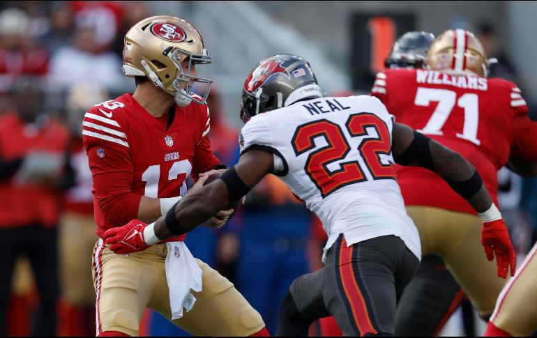 Purdy salió con molestias del juego del pasado domingo. AP/J. Jacobsohn