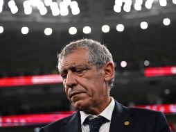 FERNANDO SANTOS. El entrenador portugués de 68 años había afirmado el pasado sábado, al respecto de ese último partido de Copa del Mundo, que no planeaba dimitir. AFP / ARCHIVO