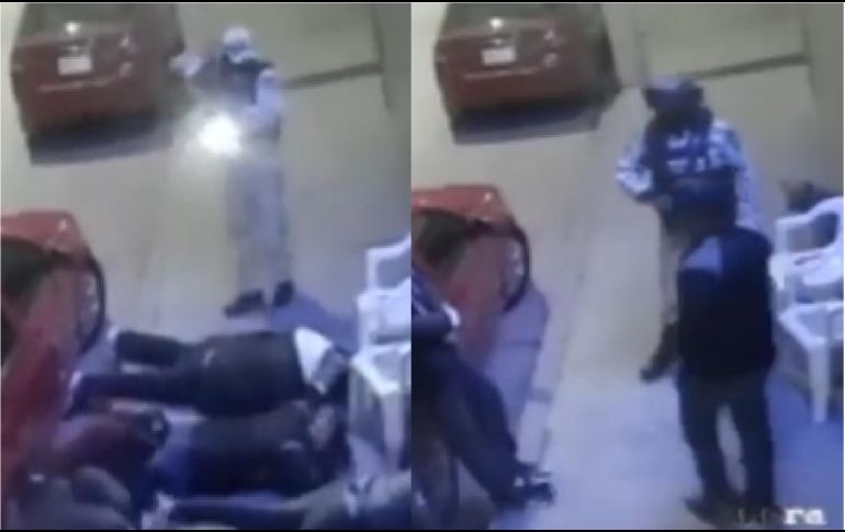 Presuntamente la intervención de la GN afuera del bar, se derivó de un presunto altercado de un Guardia Nacional con empleados del bar.