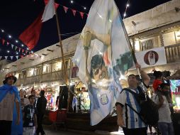 El Lusail Iconic Stadium, donde se jugará la final el domingo, tiene capacidad para 88 mil 900 personas, pero se calcula que más de 30 mil argentinos se encuentran en Qatar. AFP / G. Cacace