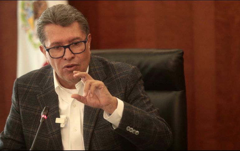 Ricardo Monreal, presidente de la Junta de Coordinación Política del Senado. SUN/F. Rodríguez