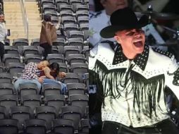 En el video se puede ver a ambos total y perdidamente dormidos, esto mientras otros espectadores a su alrededor van desocupando el lugar y algunos cuantos le toman video y fotos. ESPECIAL