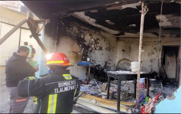 Por esta explosión cinco personas, entre ellas una mujer y un menor de edad, resultaron lesionadas con quemaduras de segundo y tercer grado en cara y cuello. ESPECIAL