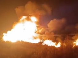 La explosión ocasionó el desalojo de varios habitantes de Xolostitla. ESPECIAL