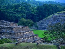 Los murales dañados de la zona arqueológica de Tajín representan una perdida del patrimonio cultural del país. ESPECIAL/INAH