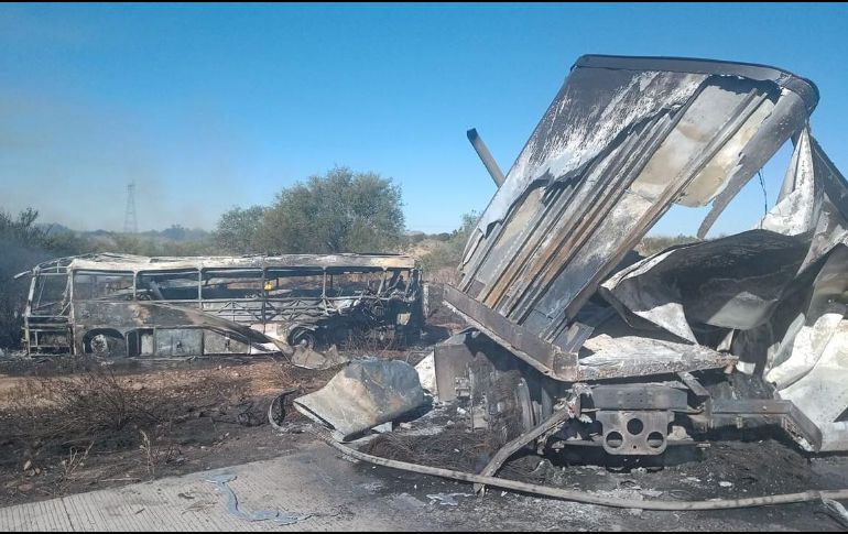 Personal de distintas dependencias de seguridad atendieron la emergencia, lograron controlar el incendio y llevar a los heridos al hospital. Especial