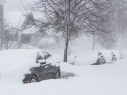 El clima gélido continúa cubriendo gran parte del país, alterando los planes de viaje de vacaciones de Navidad de millones de personas. EFE / J. Wright
