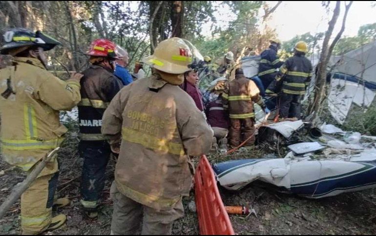 Las personas fueron atendidas por personal de la comandancia en aquel municipio y de paramédicos del aeropuerto. ESPECIAL / UEPCBJ