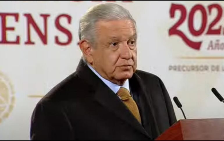 El Presidente aseguró que en su gobierno hay libertad de expresión, y que espera que en 2023 el conflicto en Notimex se solucione mediante un acuerdo. YOUTUBE/ Gobierno de México