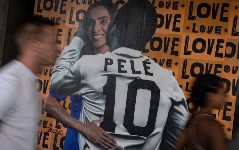 Aún persiste el dolor y el recuerdo por la estrella brasileña. EFE/Isaac Fontana