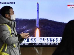 El misil cayó en aguas del mar del Este antes de volar unos 40 kilómetros. AFP/J. Yeung Je