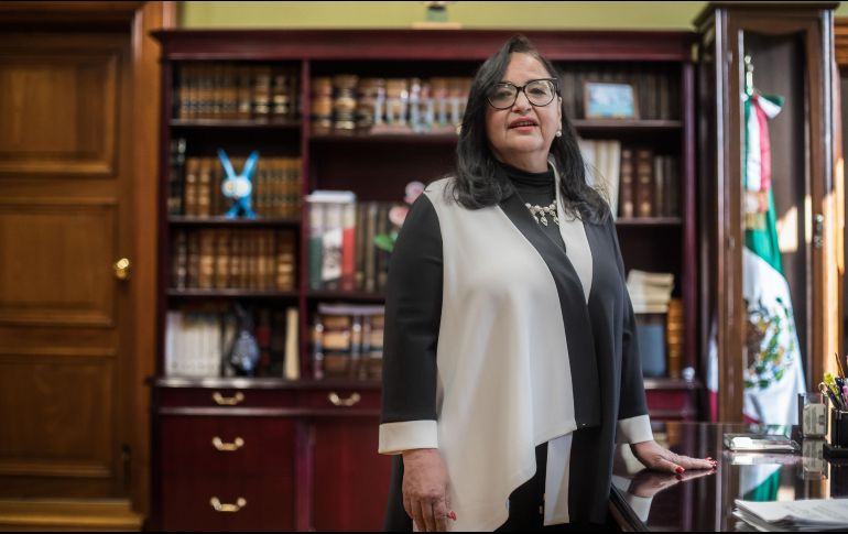 En tercera ronda de votación, la ministra Norma Lucía Piña Hernández se convirtió en la primera mujer en ser designada presidenta en la historia de la Suprema Corte de Justicia de la Nación. SUN / ARCHIVO