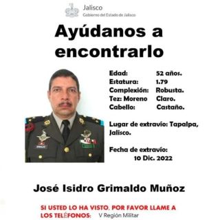 Fiscalía de Jalisco pide que la FGR atraiga caso de militar desaparecido