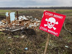 El ejército ucraniano dijo haber bombardeado hasta 10 vehículos y un número indeterminado de militares en Makiivka. AFP/S. Al-Doumy