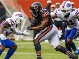 Damar Hamlin (der) tiene 24 años, llegó a la NFL seleccionado por los Buffalo Bills en la sexta ronda del Draft del 2021. EFE / ARCHIVO