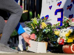 Siguen las plegarias por la mejora de Damar Hamlin. AP/Aaron Doster