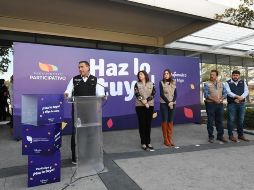 El alcalde Salvador Zamora Zamora participó en el ejercicio de participación en el Centro Administrativo Tlajomulco. ESPECIAL