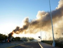 La detención de Ovidio Guzmán ha dejado hasta ahora 19 bloqueos y agresiones armadas en diferentes partes de la ciudad de Culiacán. EFE/J. Cruz