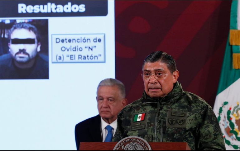 El secretario de la Defensa Nacional, general Luis Cresencio Sandoval, dice que 