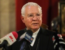 El cardenal Francisco Robles Ortega pidió a las autoridades proteger a la ciudadanía de la violencia del crimen organizado. EL INFORMADOR/ CARLOS ZEPEDA