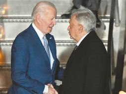 El presidente de Estados Unidos, Joe Biden, llegó anoche a México al Aeropuerto Internacional Felipe Ángeles (AIFA), dode fue recibido por su homólogo Andrés Manuel López Obrador (AMLO). AFP
