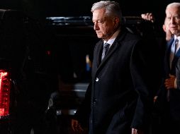 López Obrador mantendrá este lunes su encuentro bilateral oficial con Biden en el Palacio Nacional. AP / A. Harnik