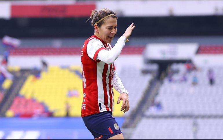 Alicia Cervantes ya lleva 79 goles con la casaca de Chivas. Imago7/Archivo
