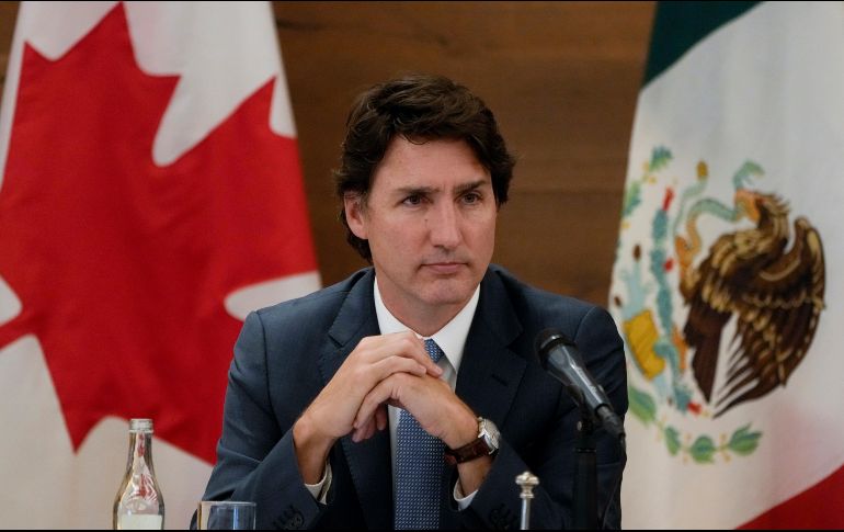 Se prevé que la cena en la que participan Trudeau, Biden y López Obrador finalice al filo de las 20:30 horas. AP/A. Wyld