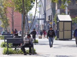 Además de la entrega de Paseo Alcalde también se prevé que el Gobierno de Guadalajara dé por terminada la intervención que se realiza en la plaza Luis Barragán. EL INFORMADOR/C. Zepeda