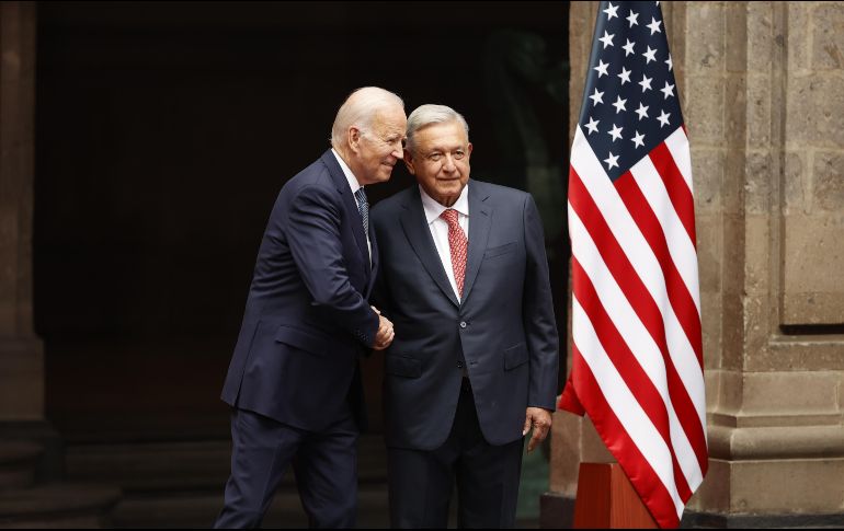 Joe Biden y Andrés Manuel López Obrador. EFE