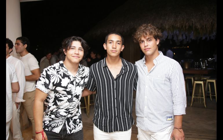 Paulo Peregrina, Rodrigo Veeytia, Rodrigo Tacuron. Cortesía