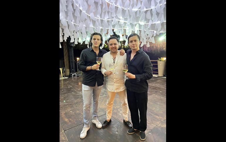 Santiago Jaume, Christian Frey, Arturo Méndez. Cortesía