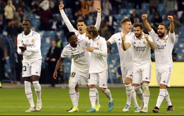 Real Madrid definió de manera certera en la tanda de penales. AFP/ Giuseppe Cacace